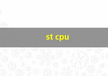 st cpu